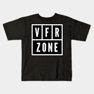 VFR Zone. Visual Flight Rules. Kids T-Shirt